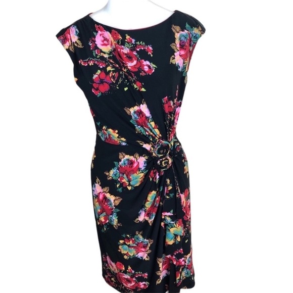 Jones New York Floral Dress size 4 - Picture 1 of 8